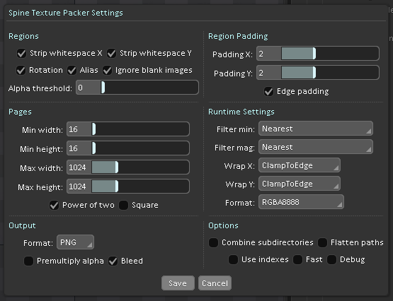 Texture packer