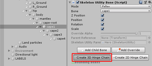 Create Hinge Chain 3D